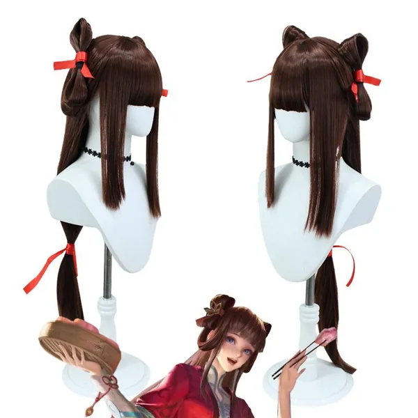 Carnival anime wig, Xishi cos wig One Size brown