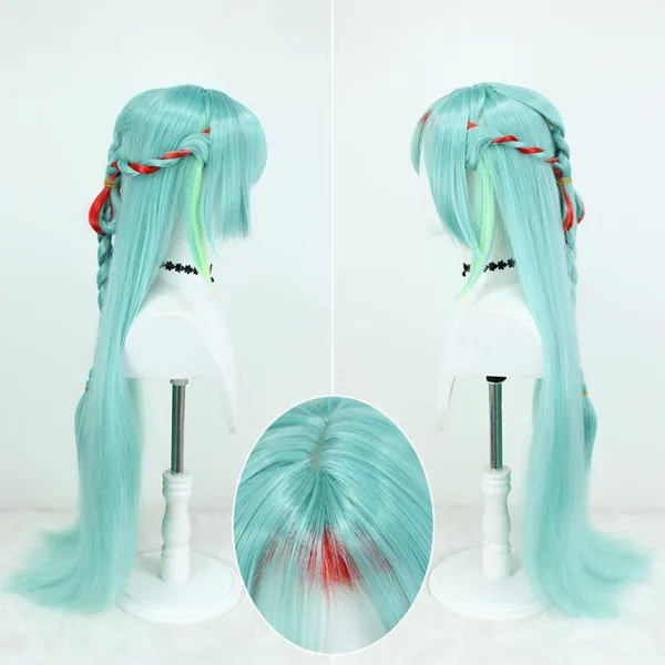 Shao Siyuan wig, anime exhibition wig One size green