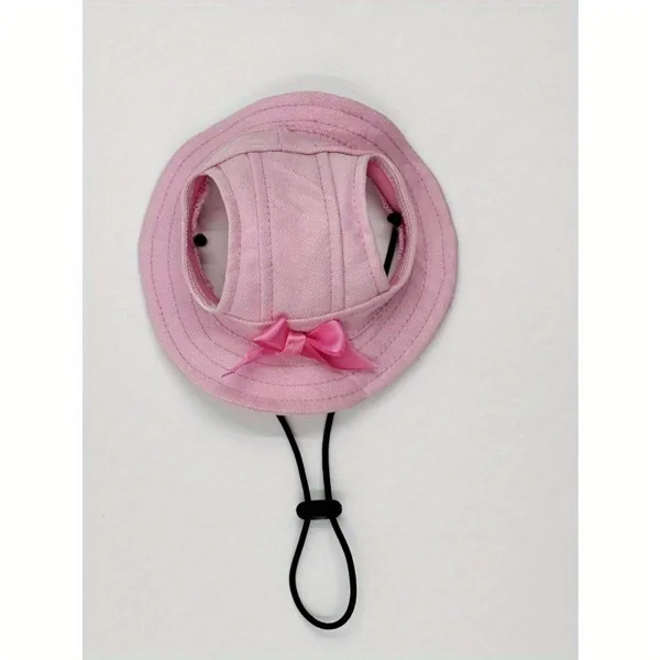 Dog Ear Exposed Sun Hat, Cute Poodle Bucket Hat, UV Protection M