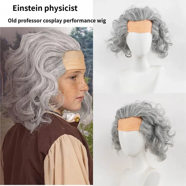 Professor Physicist Einstein s Wig Adult size silver