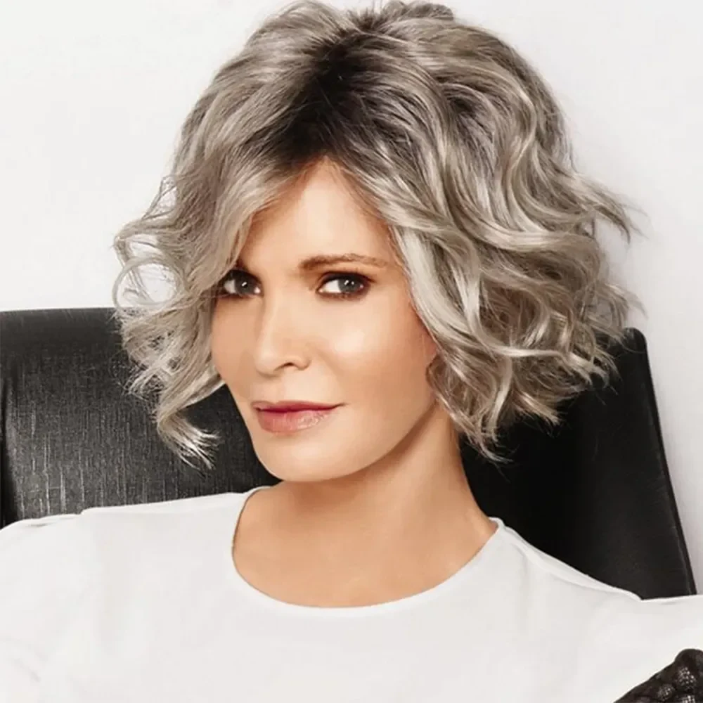 Lekker Silver Grey Short Pixie Cut Straight Bob Human Hair Lace Wigs For Women Brazilian Remy Hair Glueless Colored Wear go Wigs 240828, view 2
