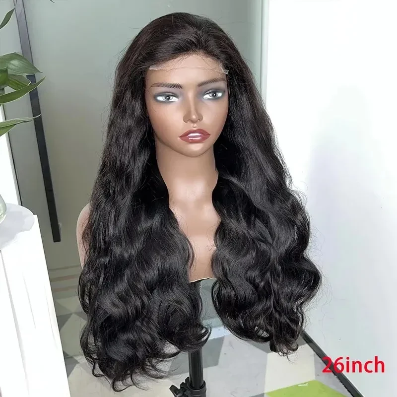 Body Wave Human Hair 250 Density 13x4 13x6 Lace Frontal Wigs HD Lace Front Wig Black 30 36 Inch Closure Glueless synthetic lace front wigs