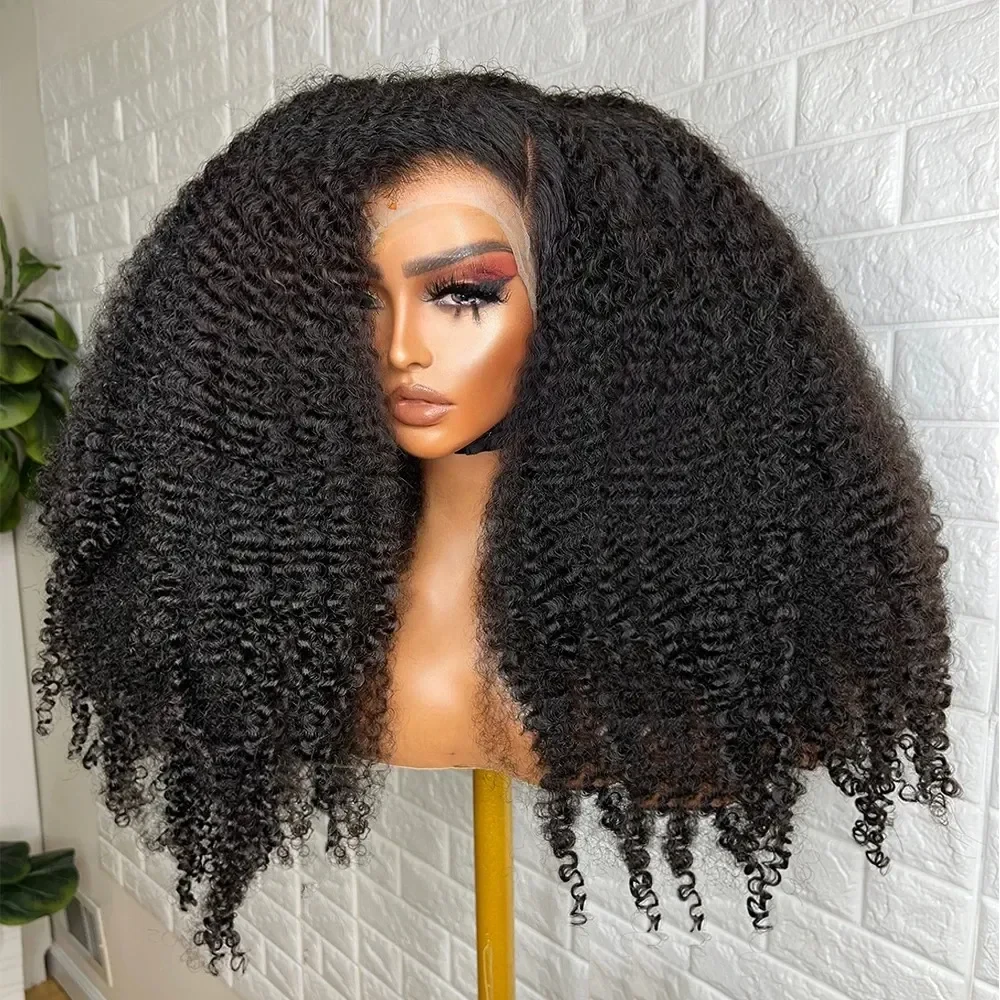 300 Density Lace Wig Human Hair Wear and Go Glueless Deep Water Wave Curly Human Hair Full Head Hd Lace Frontal Pre Plucked Wigs