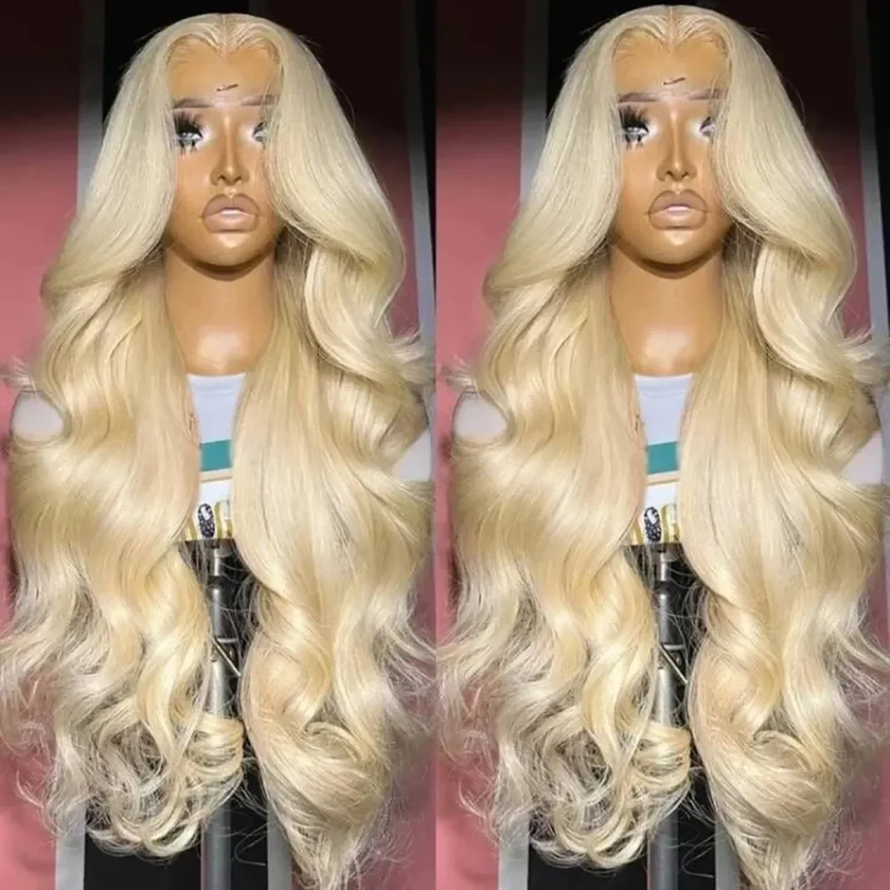 36 40 Inch 613 Blonde Body Wave Lace Front Colored Human Hair Wigs 13x4 Hd 360 Full Lace Frontal Wig Lace Wig 13x6 Glueless Brazilian Hair Wigs