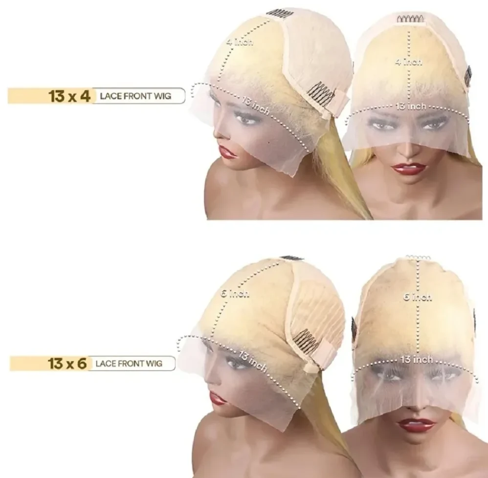 36 40 Inch 613 Blonde Body Wave Lace Front Colored Human Hair Wigs 13x4 Hd 360 Full Lace Frontal Wig Lace Wig 13x6 Glueless Brazilian Hair Wigs, view 5