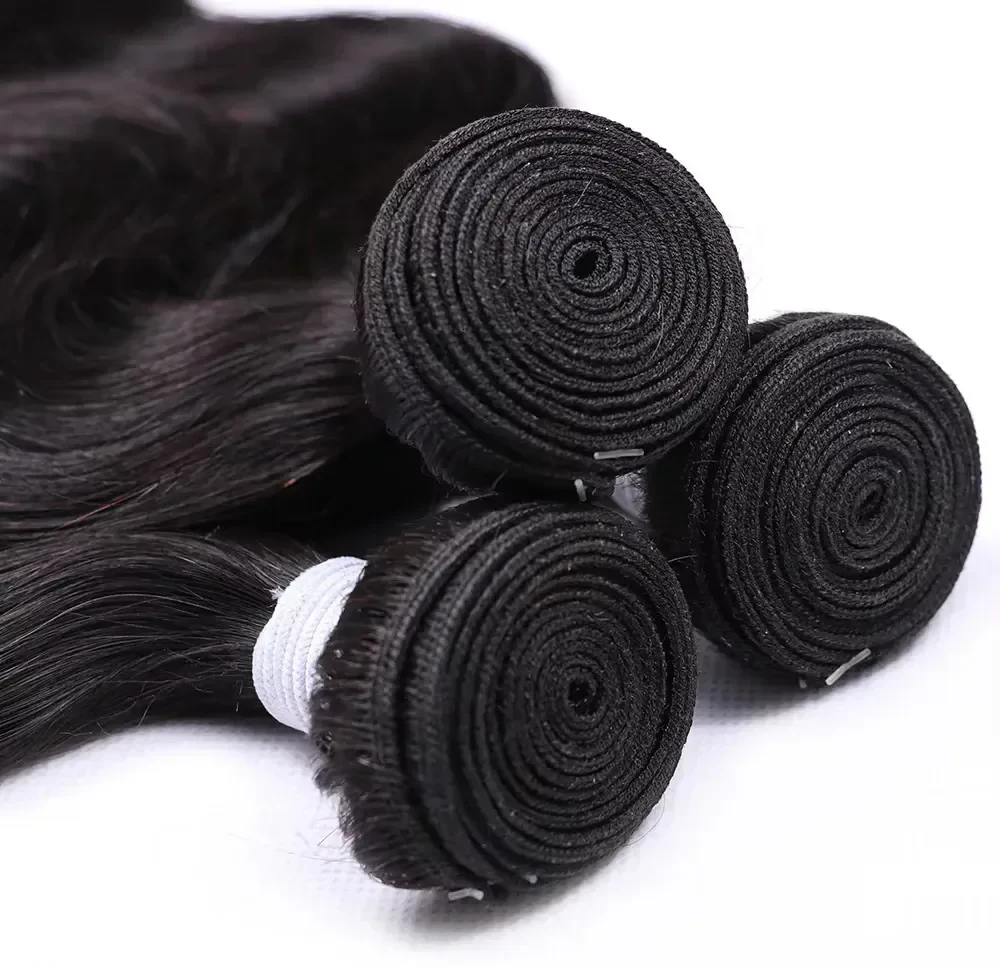 Body Wave Human Hair Curly Bundles Brazilian Hair Weavings Human Hair Bundles 10-26 38 40 Inch 1/3/4 Bundles 50g 260520, view 2
