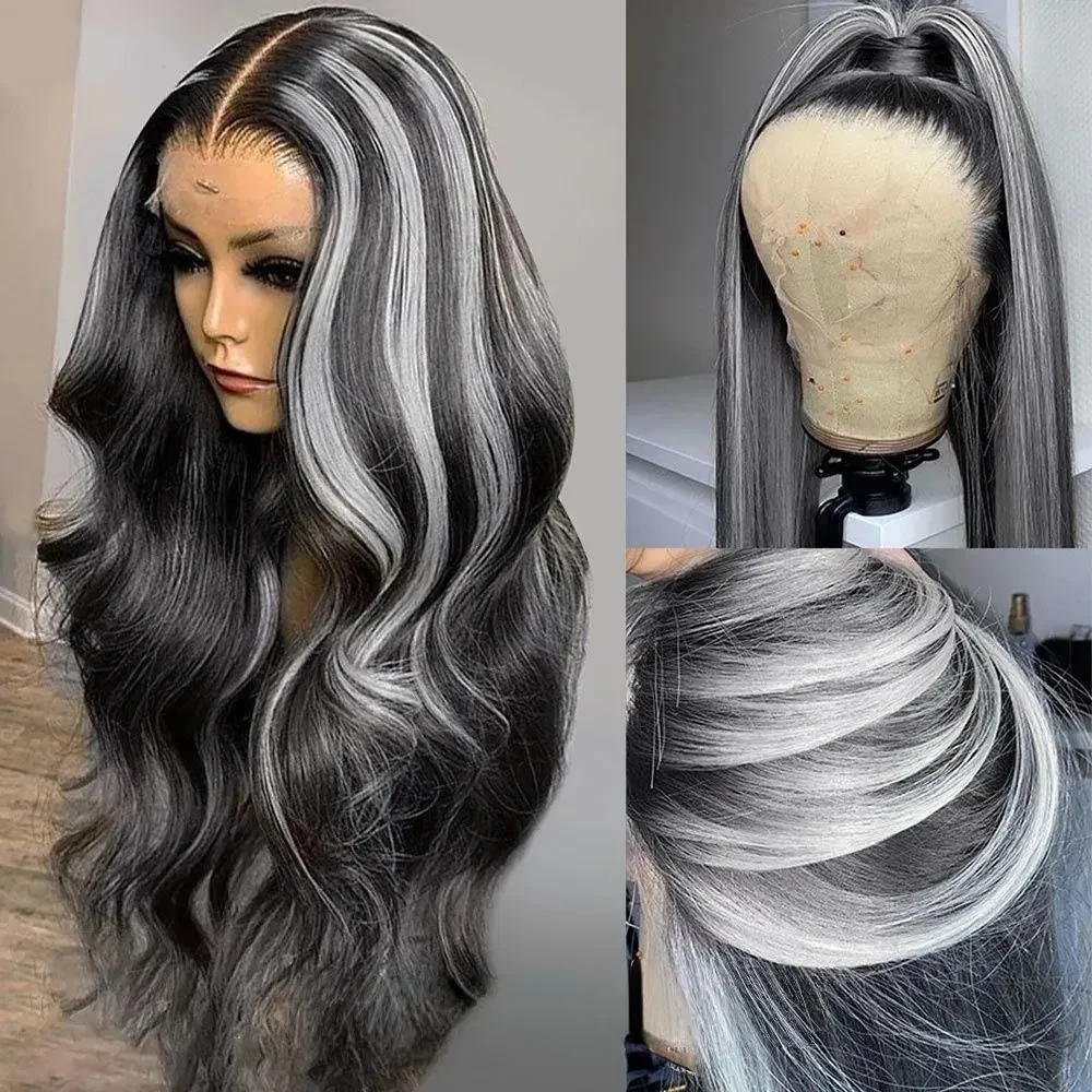250 Density Human Hair 13x6 Body Wave Lace Frontal Wig HD 30 40 Inch 13x4 Lace Front Wigs Water Loose Black 5x5 Glueless Closure Wear And Go For Women, view 3