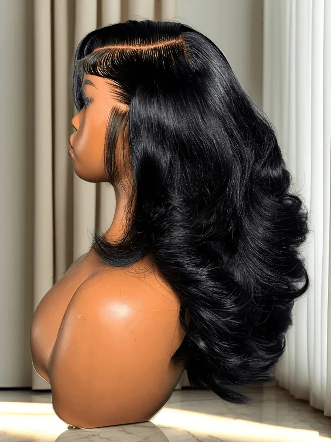 30 40 Inch Body Wave Human Hair Wigs Black Colored 13x6 Hd Lace Front Wig human hair Loose Wave 360 Lace Frontal Wig Glueless Wera And Go Natural Hairline For Black Women