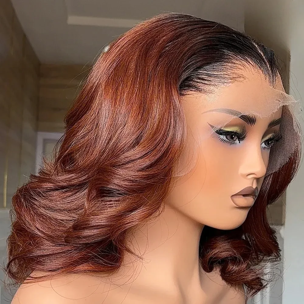 250% Denisty Body Wave Brazilian Human Hair Wig Super Double Drawn Bouncy Curly 13X4 Swiss HD Lace Frontal Wig Glueless Pre Plucked For Women Daily Use Natural Looking, view 2