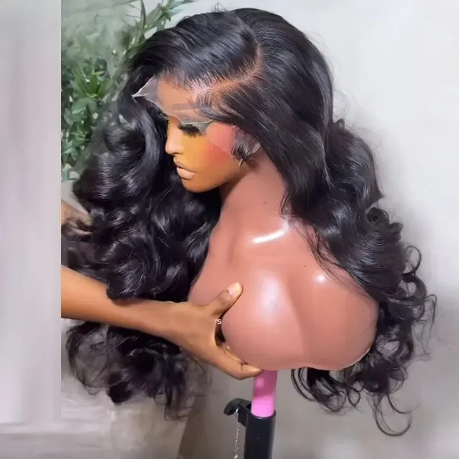 Ombre 613 Blonde Bob 13x4 HD Transparent Lace Frontal Wig Body Wave Brazilian Human Hair Wig Glueless Wear And Go Pre Plucked For Women Use, view 4