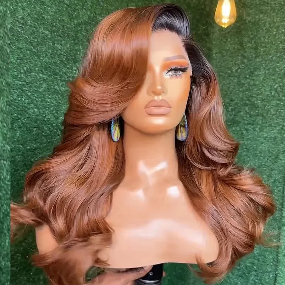 Beginner Friendly Glueless Wig 400 Density Natural Black Bouncy Curly Wigs Human Hair 13x6 13x4 HD Lace Body Wave Wigs Glueless Wear And Go For Black Women, view 3