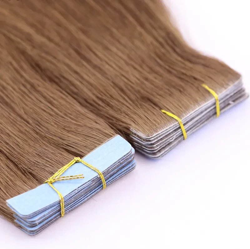 Hand Hook Tape In Human Hair Extensions 1*80cm 2pack 200g/lot 26inch New Product #2 Darkest Brown VIP Customer Customization, view 3