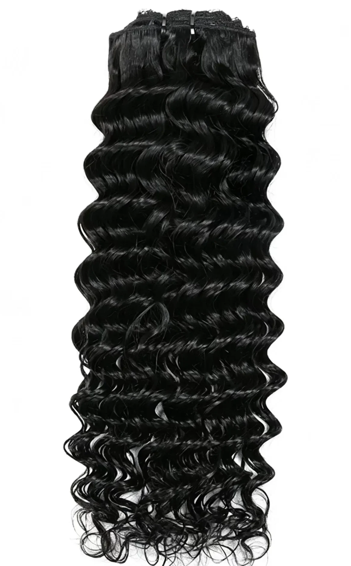 Full Head Thick Clip In Hair Extensions Human Hair Curly Hair Natural Black Clip Ins Hair Bundles 8pcs 120g
