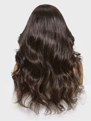 Nadula Mocha Brown Highlight Wig, view 4