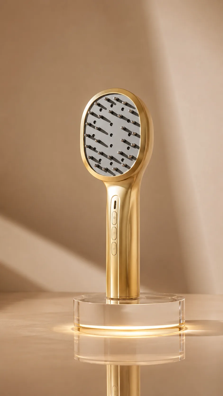 WAU ATAMA Scalp Massager, view 3, AI-generated editorial scene, not a product photograph