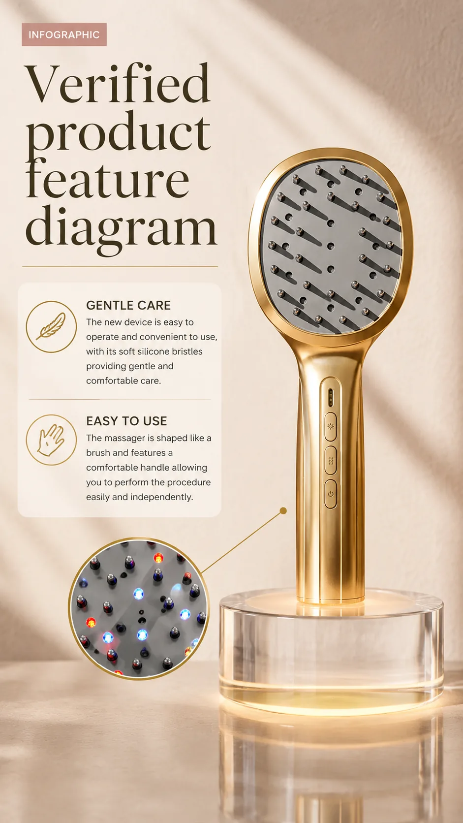 WAU ATAMA Scalp Massager view 4