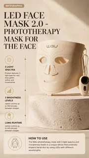 WAU LED Face Mask 2.0, view 3