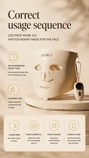 WAU LED Face Mask 2.0, view 4