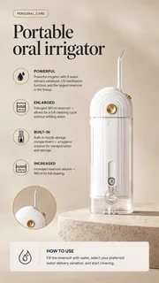WAU MIGA PRO Portable Oral Irrigator, view 5