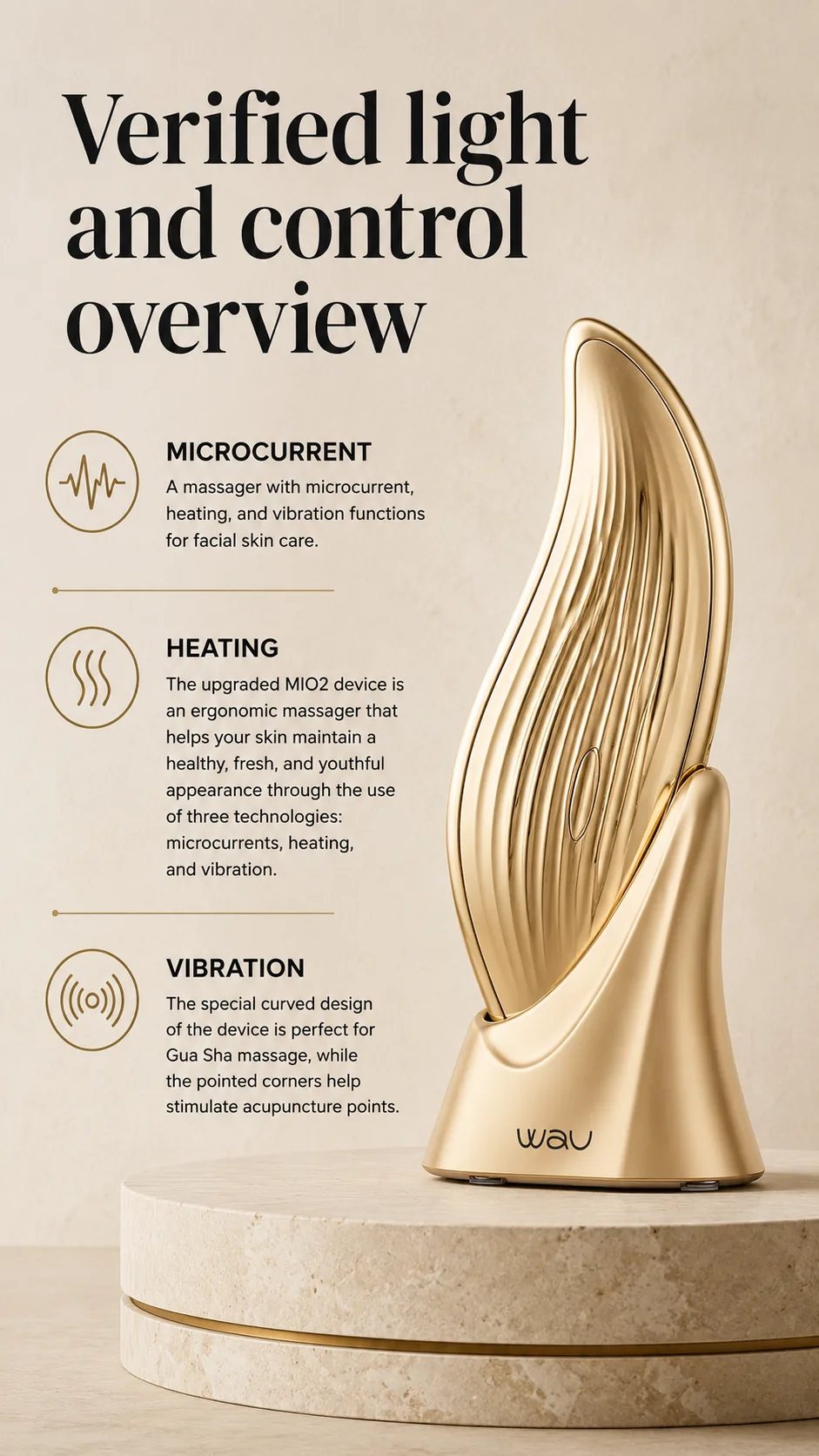 WAU MIO2 Microcurrent Massager view 6