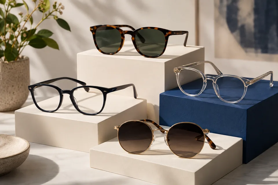 Editorial illustration for Browse the eyewear catalogue